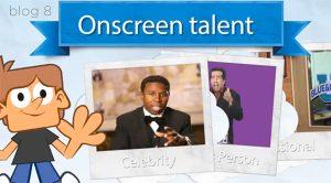 Do you have the onscreen talent for the video